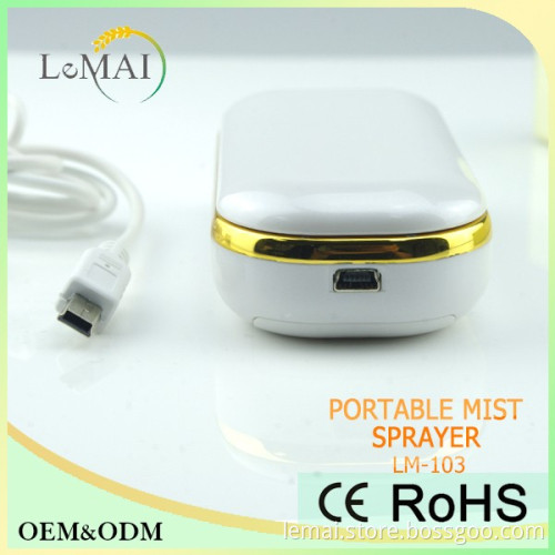 2015 mini facial steamer ionic face humidifier beauty equipemnt